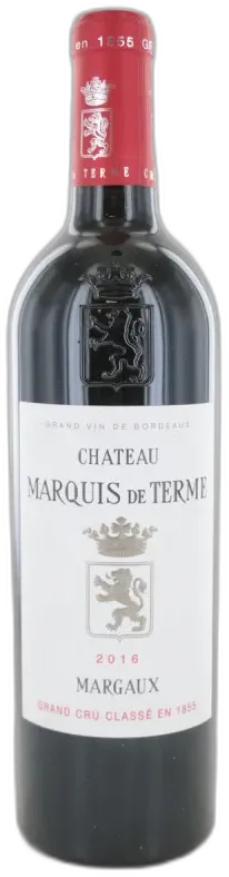 aperçu du vin Château Marquis de Terme 2016