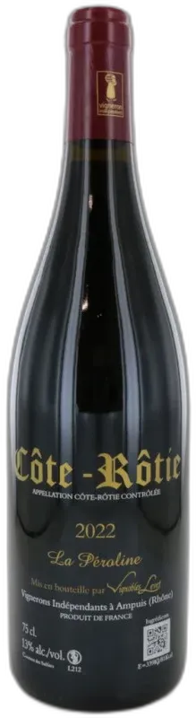 illustration du vin Côte Rôtie la Péroline 2022 Domaine Levet