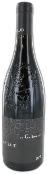 photo du vin Chateauneuf-du-Pape 2022 les Galimardes Rouge Domaine Giraud