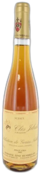 photos du vin Pinot Gris Clos Jebsal 2005 Sgn Zind Humbrecht