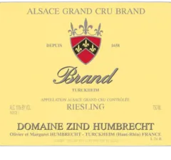 photo du vin Riesling Brand Grand Cru 2006 Sgn Zind-Humbrecht