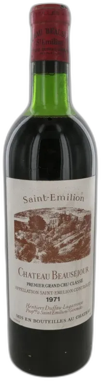 photo du vin Beauséjour Duffau-Lagarrosse