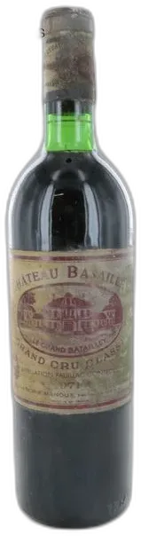 photo du vin Château Batailley 1971