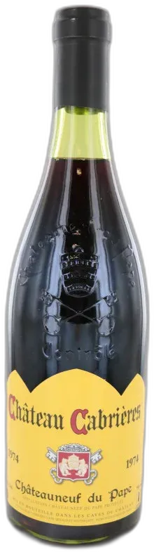 photo du vin Châteauneuf du Pape 1974 Château Cabrières