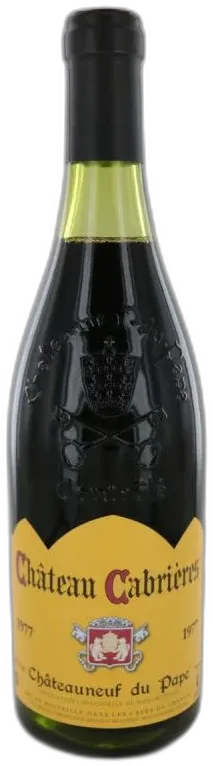 photo du vin Châteauneuf du Pape 1977 Château Cabrières