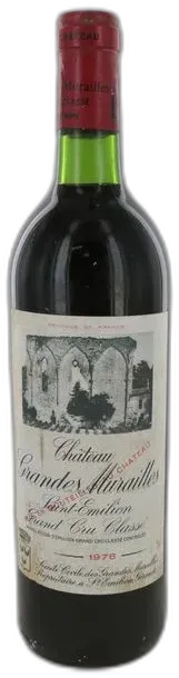 photo du vin Chateau les Grandes Murailles 1978