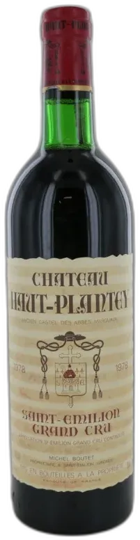photo du vin Château Haut-Plantey 1978