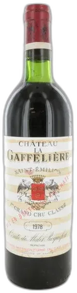 aperçu du vin Château la Gaffelière 1978