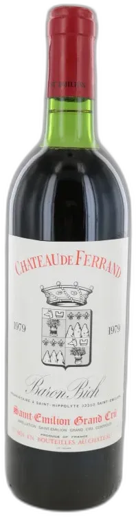 aperçu du vin Chateau de Ferrand 1979