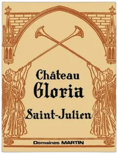 vue du vin Château Gloria 1979