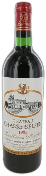 photos du vin Château Chasse Spleen 1981