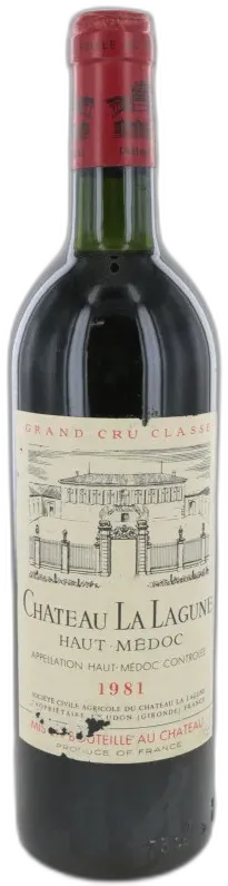 photo du vin Château la Lagune 1981