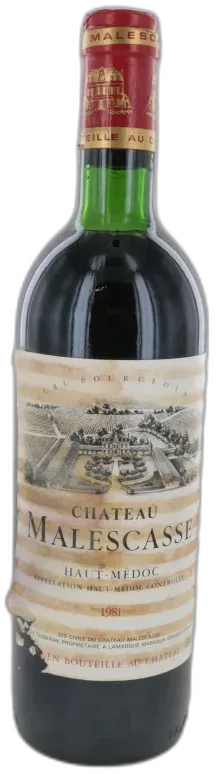 image du vin Château Malescasse 1981