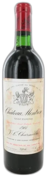 photo du vin Château Montrose 1981