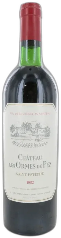 photo du vin Château les Ormes de Pez 1982