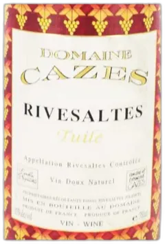 photo du vin Rivesaltes Tuilé 1982 Domaine Cazes