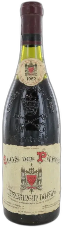 photos du vin Clos des Papes 1982