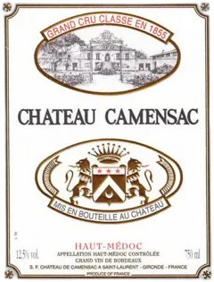 photo du vin Château Camensac 1982
