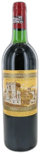 vue du vin Château Ducru Beaucaillou 1982