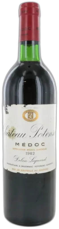 capture du vin Château Potensac 1982