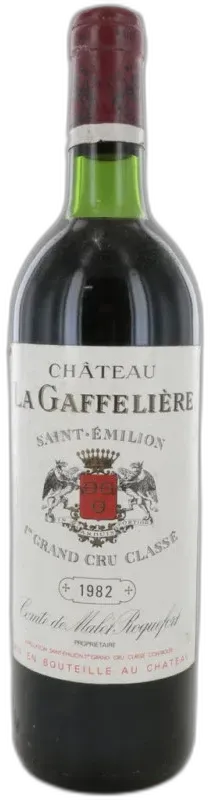 photo du vin Château la Gaffelière 1982