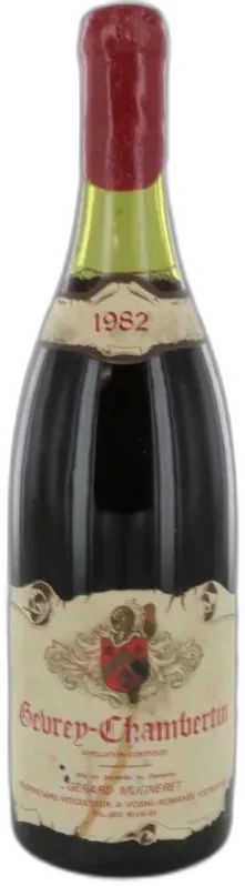 image du vin Gevrey Chambertin 1982 Gérard Mugneret