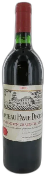 photo du vin Chateau Pavie Decesse 1983