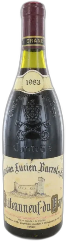 photo du vin Châteauneuf du Pape 1983 Domaine Lucien Barrot