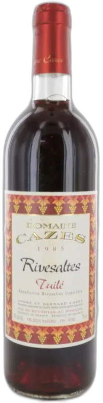 photo du vin Rivesaltes Tuilé 1985 Domaine Cazes