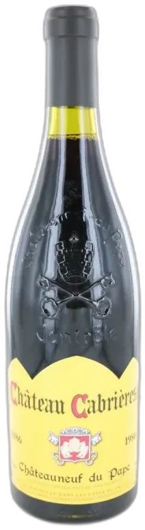 image du vin Châteauneuf du Pape 1986 Château Cabrières