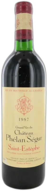 aperçu du vin Château Phelan-Segur 1987