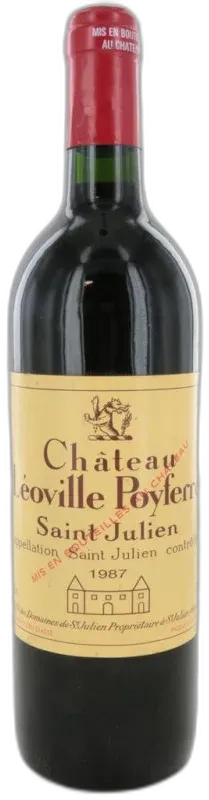 photos du vin Château Léoville Poyferré 1987