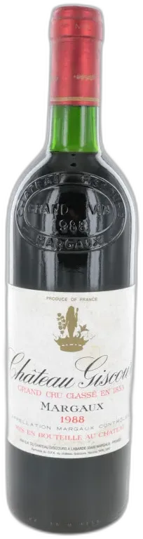 illustration du vin Château Giscours 1988