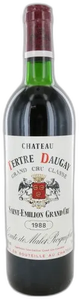 photo du vin Château Tertre Daugay 1988