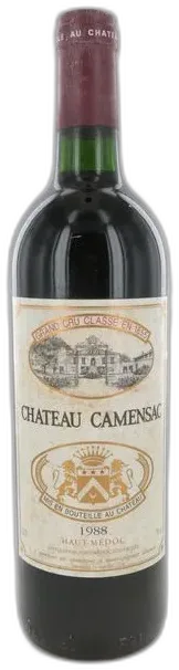 photos du vin Château Camensac 1988