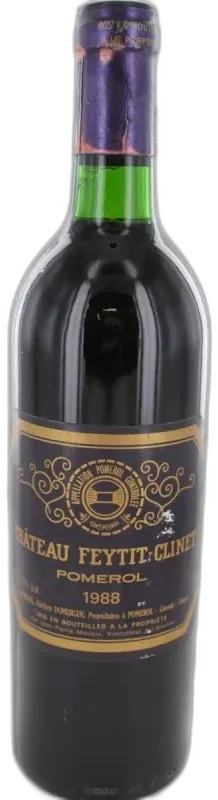 vue du vin Château Feytit Clinet
