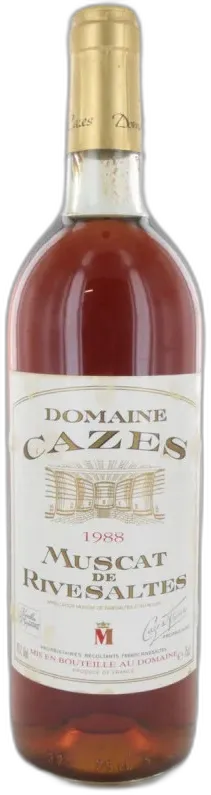 photo du vin Muscat de Rivesaltes 1988 Domaine Cazes