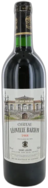 image du vin Château Léoville Barton 1988