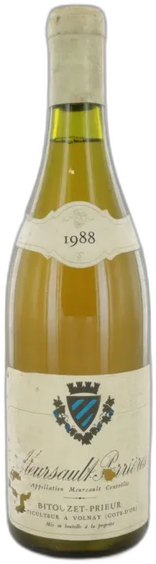 image du vin Meursault Perrières 1988 Bitouzet-Prieur
