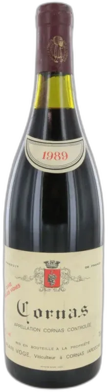 image du vin Cornas 1989 les Vieilles Vignes Alain Voge