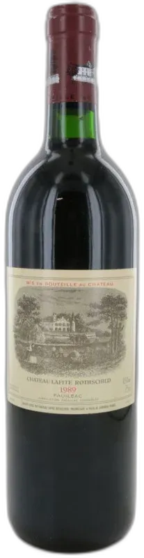 aperçu du vin Château Lafite Rothschild 1989