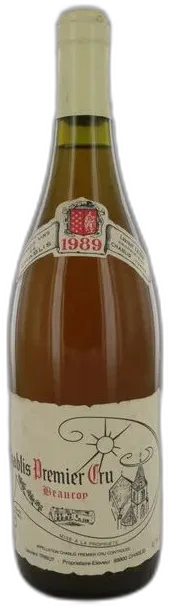 image du vin Chablis 1er Cru Beauroy 1989 Laurent Tribu