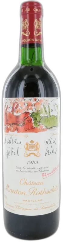 photo du vin Château Mouton Rothschild 1989