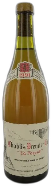 illustration du vin Chablis 1er Cru la Forest 1991 Vincent Dauvissat