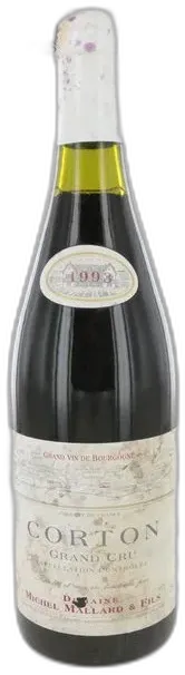 photo du vin Corton Grand Cru 1993 Michel Maillard