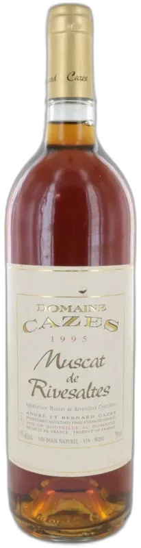 photo du vin Muscat de Rivesaltes 1995 Domaine Cazes