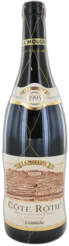 vue du vin la Mouline 1995 Guigal