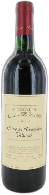 photo du vin Côtes du Roussillon Villages Alter 1996 Domaine Cazes