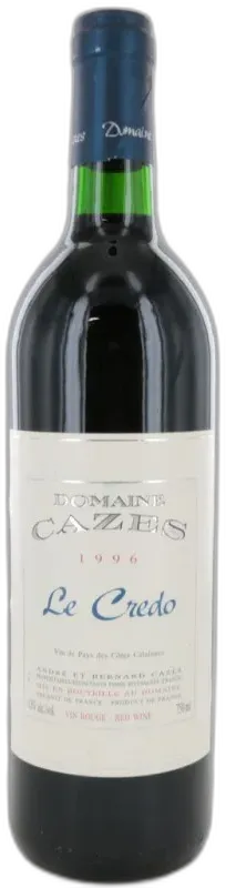 image du vin Côtes du Roussillon Village Credo 1996 Domaine Cazes