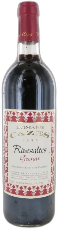 illustration du vin Rivesaltes Grenat 1996 Domaine Cazes